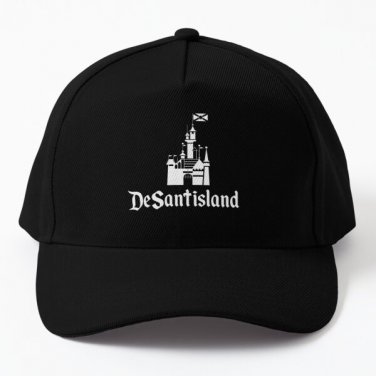 Desantisland White Castle Baseball Cap Casquette Hat Women Mens Snapback Black