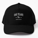 Oak Island Canada Vintage Nautical Boat Anchor Flag Sports Baseball Cap Casquette Hat