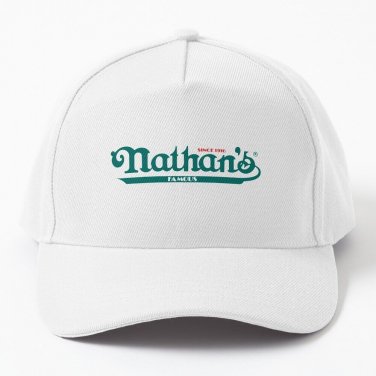 Nathan&acirc;��s Hot Dogs Baseball Cap Casquette Sun Hat Rave Caps Hat