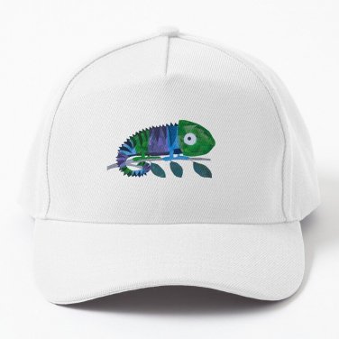Mosaic Chameleon Baseball Cap Casquette Fluffy Hats