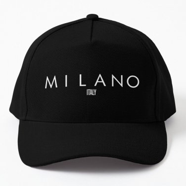 Milano Italy Baseball Cap Casquette Caps Christmas Hat Beach Hat Baseball Cap Casquette