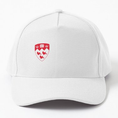 Mcgill University Baseball Cap Casquette Cap Hat Black Golf Wear