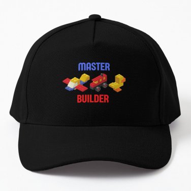 Master Builder Gift Idea For Adults And Toddler Toys Creator Baseball Cap Casquette Hat Hood Hat