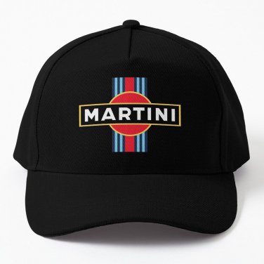 Martini Racing Stripe Baseball Cap Casquette Golf Hat Beach Hat Funny Hat Trucker Hat Cap
