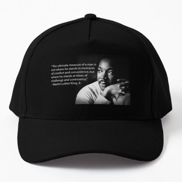 Martin Luther King Martin Luther King Quote Baseball Cap Casquette Derby Hat Rave Hat