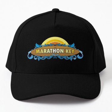 Marathon Key Baseball Cap Casquette Snapback Cap Golf Cap Hat
