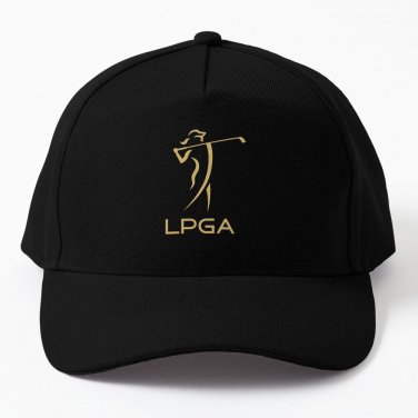 Lpga Gold Logo Baseball Cap Casquette Hat Bag Western Hats