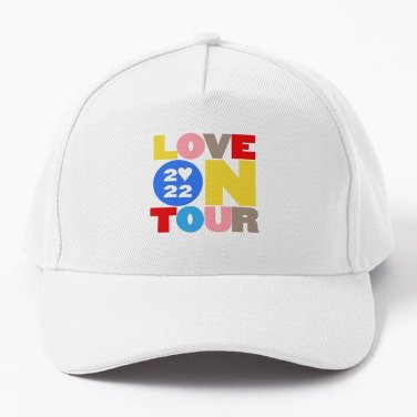 Love Tour 2022 Logo Baseball Cap Casquette Golf Foam Party Hats Party Hats Rugby Golf Hat