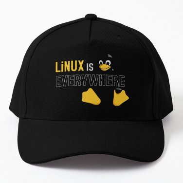 Linux Everywhere Baseball Cap Casquette Gentleman Hat Snapback Cap Fluffy Hat Sun Hats