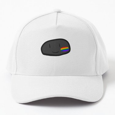 Lgbtq+ Flag Painted Rock Baseball Cap Casquette Trucker Hat