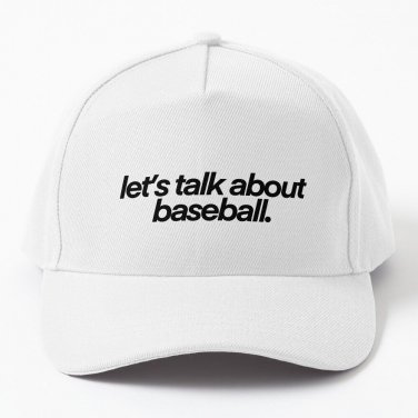 Let&acirc;��s Talk About Baseball Baseball Cap Casquette Hats Unisex Hat Cap Hats Sun