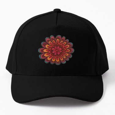 Flower Doodle Mandala Baseball Cap Unisex Hat Casquette Snapback
