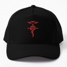Fullmetal Alchemist Baseball Cap Hat Black Printed Snapback Hip Hop