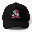 Friday Night Funkin Birthday Trend Baseball Cap Hat Czapka Black Hip Hop Printed
