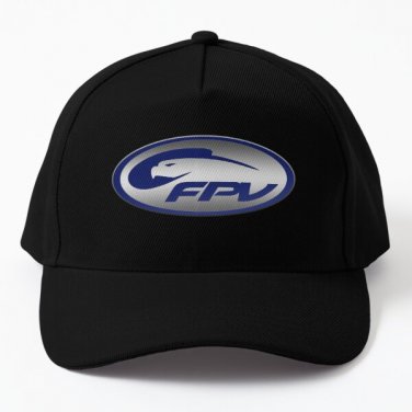 Fpv Blue Baseball Cap Hat Printed Hip Hop Czapka Black