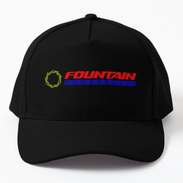 Fountain Boats Powerboat Baseball Cap Hat Black Czapka Hip Hop