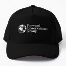 Forward Observations Group Baseball Cap Hat Printed Snapback Black