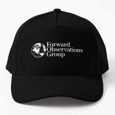 Forward Observations Group Baseball Cap Hat Printed Snapback Black