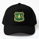 Forest Service Baseball Cap Hat Casquette Czapka Black Snapback Printed Hip Hop