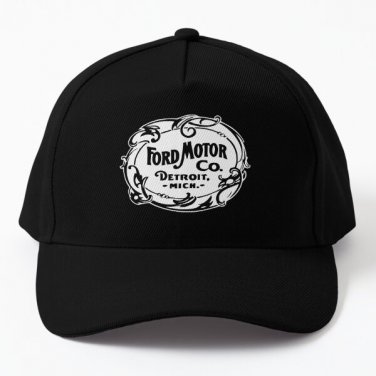 Ford Motor Company Vintage Classic Logo Baseball Cap Hat Snapback Black Czapka Casquette