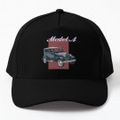 Ford Model A Baseball Cap Hat Black Casquette Printed Snapback