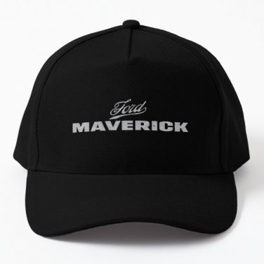 Ford Maverick Truck Logo Baseball Cap Hat Hip Hop Snapback Black