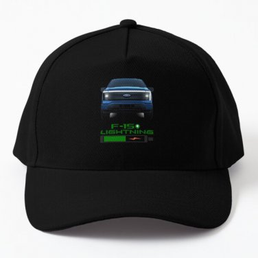 Ford F 150 Lightning Baseball Cap Hat Czapka Hip Hop Printed Black Snapback