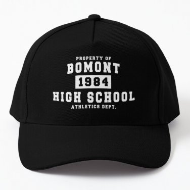 Footloose Bomont Athletics Dept Baseball Cap Hat Black Casquette Snapback Hip Hop
