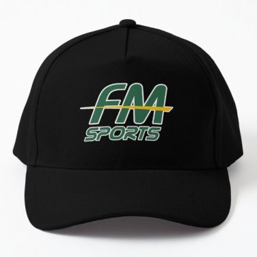 Fm Sports Classic Logo Baseball Cap Hat Black Czapka Casquette Hip Hop