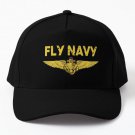 Fly Navy Baseball Cap Hat Czapka Snapback Hip Hop Black