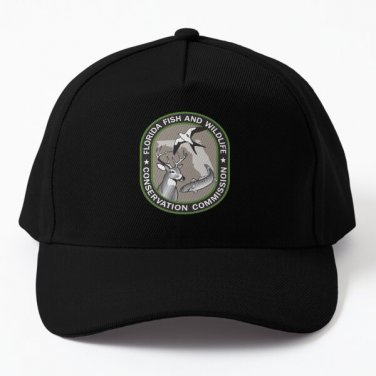 Florida Wildlife Conservation Com Baseball Cap Hat Snapback Fish