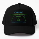 Flat Earth Baseball Cap Hat Black Women Snapback Casquette