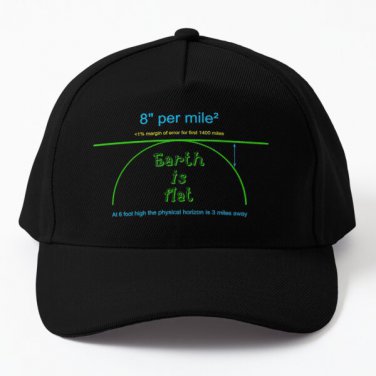 Flat Earth Baseball Cap Hat Black Women Snapback Casquette