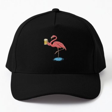 Flamingo Albert Baseball Cap Hat Hip Hop Women Black Casquette