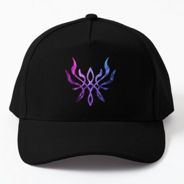Flame Crest Baseball Cap Hat Black Printed Czapka Snapback Hip Hop