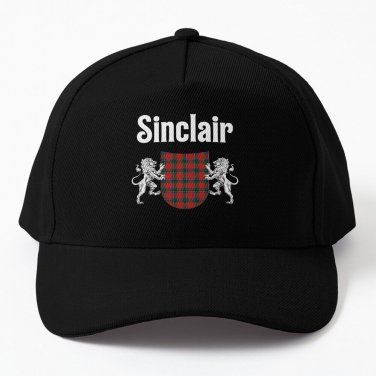 Sinclair Clan Scottish Name Coat Arms Tartan Baseball Cap Casquette Hat Fluffy Hat Sun Hat