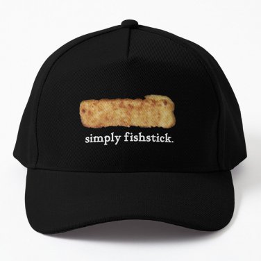 Simply Fishstick Fish Fingers Food Joke Baseball Cap Casquette Unisex Hat Gentleman Hat Cosplay Hats