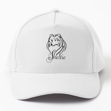 Sheltie Head Design Baseball Cap Casquette Trucker Hat Trucker Hats Cap