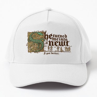 She Turned Into a Newt Baseball Cap Casquette Hat Hood Bag Hat Cap