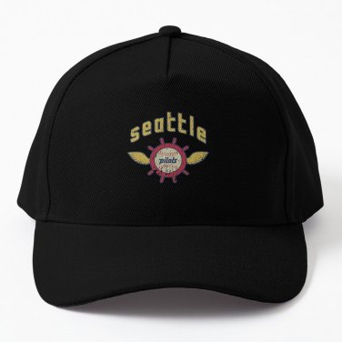Seattle Pilots Baseball Vintage T-Shirt Baseball Cap Casquette Anime Wild Ball Hats