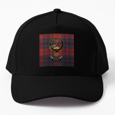 Scottish Fraser Clan Tartan And Crest Baseball Cap Casquette Funny Hat Hard Hats