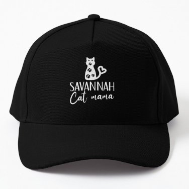 Savannah Cat Mama Savannah Cat Lover Gift For Mama Several Cat Cap Casquette Anime Wild Ball Hats