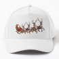 Santa Claus Reindeer Sleigh Santa Sleigh Reindeer Antlers Christmas Decorations Deer Prnt. Cap Casqu