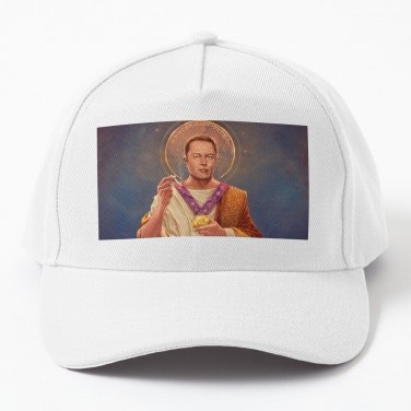 Saint Elon Musk Elon Musk Original Religious Painting Baseball Cap Casquette Party Hats Ball Cap Hat