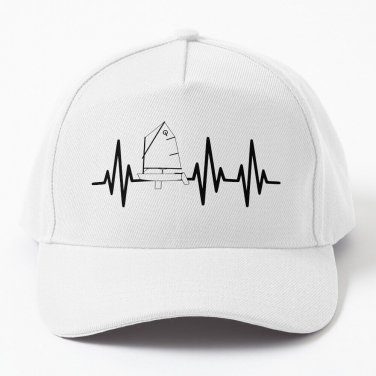 Sailing Optimist Heartbeat- Optimist Sailing Baseball Cap Casquette Golf Hat Caps Cap