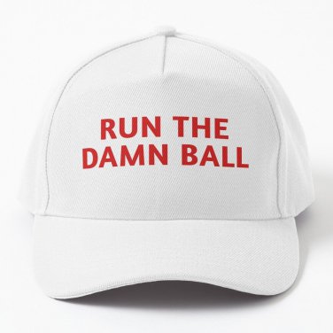 Run The Damn Ball Baseball Cap Casquette Hats Baseball Cap Casquette Rugby Golf Hats Sun