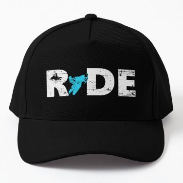 Ride Snowmobile Snowmobiling Word Vintage Baseball Cap Casquette Cap Party Hats Boonie Hats Golf Hat