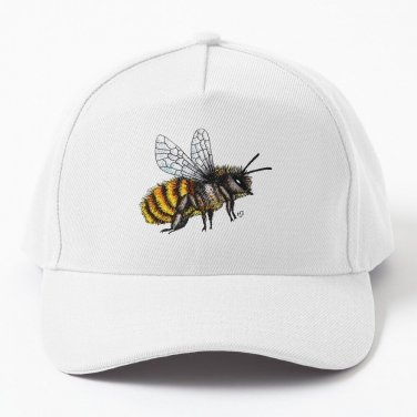 Red Mason Bee Design Baseball Cap Casquette Golf Icon Horse Hat Hard Hat Tennis