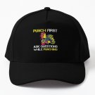 Punch First Ask Questions While Punching Legends Vi Shirt Baseball Cap Casquette Cap Bag Cap Hat