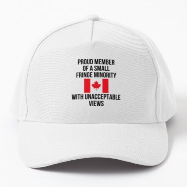 Proud Member a Small Fringe Minority With Unacceptable Views Baseball Cap Casquette Hat Wear